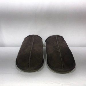 Kirkland Signature Brown Shearling Clog Slippers, KK-H